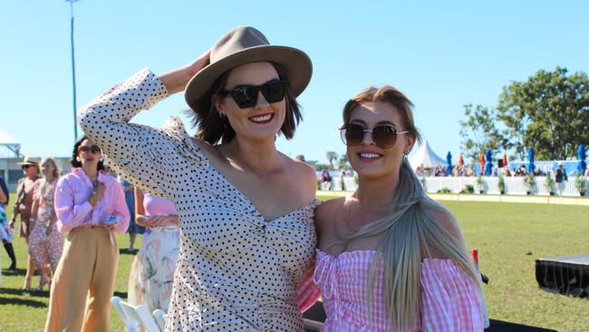 POP UP POLO BUNDABERG 2021: Amber Sherlock and Kate Smith at the polo.