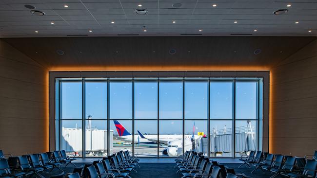 The Delta Airlines terminal at Los Angeles International Airport.