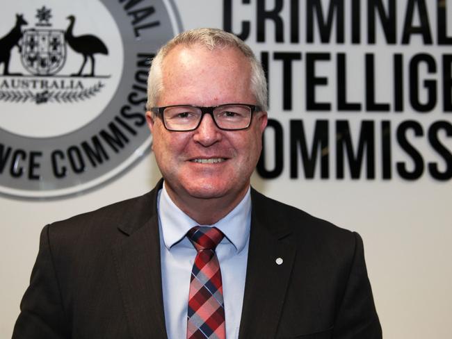 Australian Criminal Intelligence Commission boss Chris Dawson.