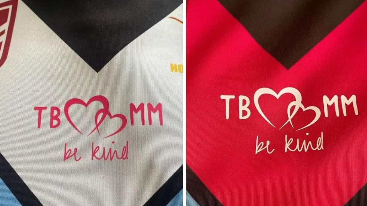 Norths Chargers players will wear jerseys carrying the TBMMBEKIND logo during their home games on Saturday in a tribute to the late Tayla Black and her daughter Margaret Murphy.