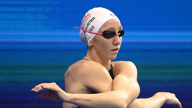 In her first senior competition, Lani Pallister will come face-to-face with American superstar Katie Ledecky in the distance events. Picture: Getty Images