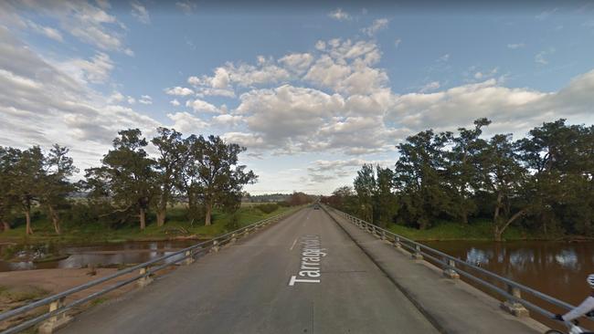 Blake William Banner has been charged with lighting a fire beneath a bridge at Tarraganda last year. Picture: Google Maps