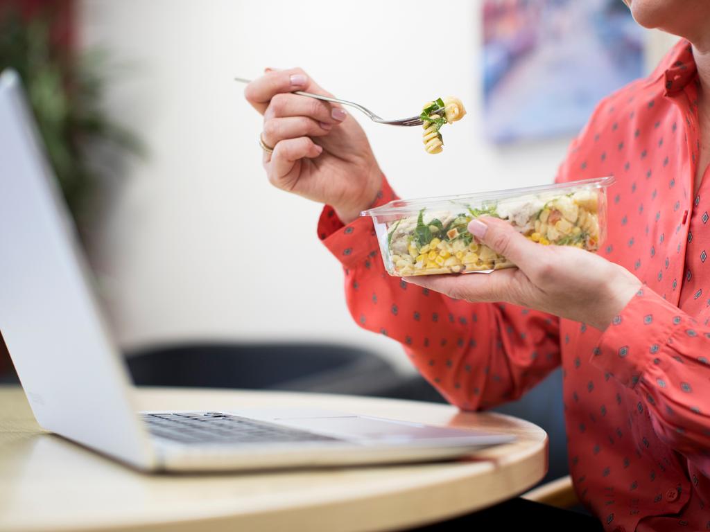 Make sure to have a healthy lunch as it can help with energy levels. Picture: iStock