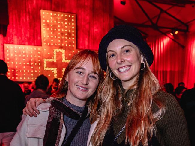 Mackenzie Archer and Tayla Sernaggia.  Winter Feast 2022.  Picture: Linda Higginson