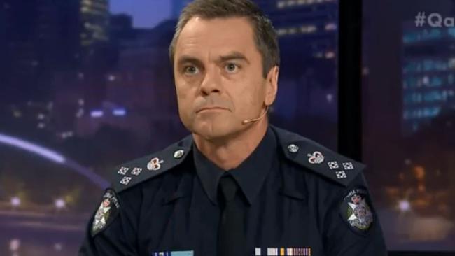 “I look at our people today and they’re starting every working day by putting on a bulletproof vest. And it might be the day they need it”: Commander Stuart Bateson. Picture: ABC