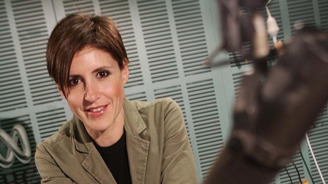 Journalist Emma Alberici at ABC headquarters in Sydney’s Ultimo.