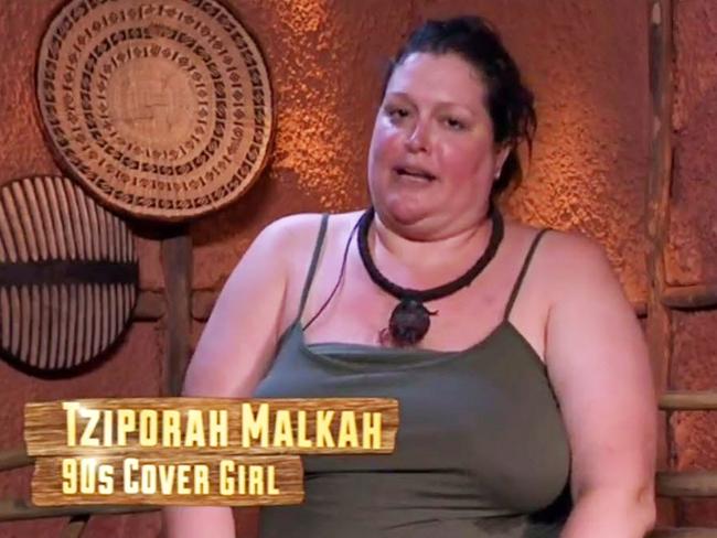 Tziporah Malkah as she appears in I'm a Celebrity ... Get Me Out of Here! Picture: Channel 10