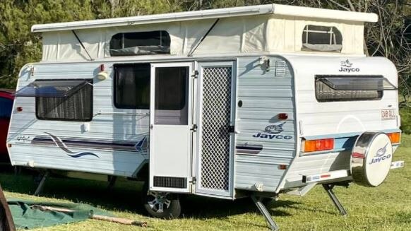 Jacinta Rogers had her family’s caravan stolen. Picture: supplied