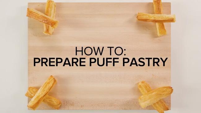 How to prepare puff pastry