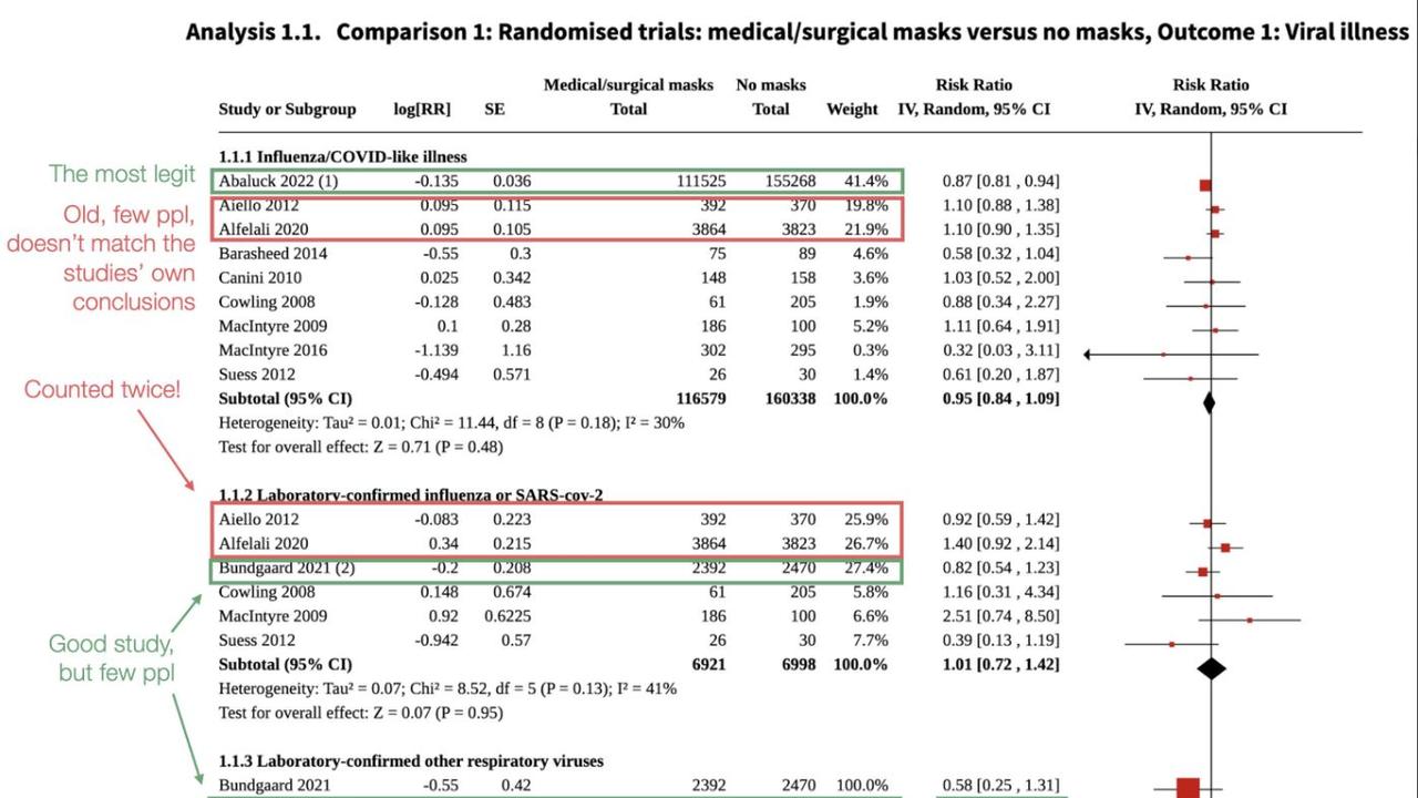 Tomas Pueyo has torn apart the Cochrane Review findings about face masks. Picture: Twitter/@tomaspueyo