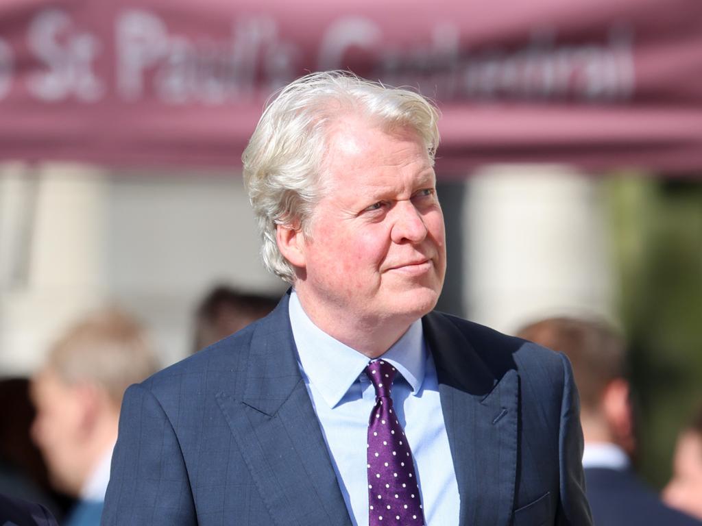 The late Princess Diana’s younger brother, Earl Spencer, supported his nephew at the event. Picture: Getty Images