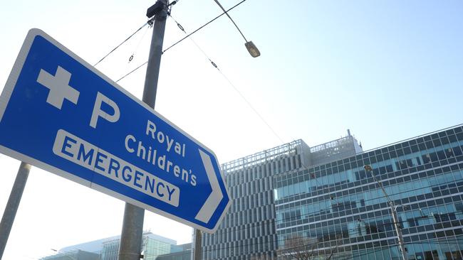 Melbourne’s Royal Children’s Hospital has experienced a dramatic drop in the number of children visiting its emergency department during the pandemic. Picture: Getty Images