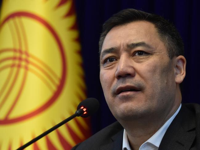 President of Kyrgyzstan, Sadyr Japarov. Picture: Vyacheslav Oseledko/AFP