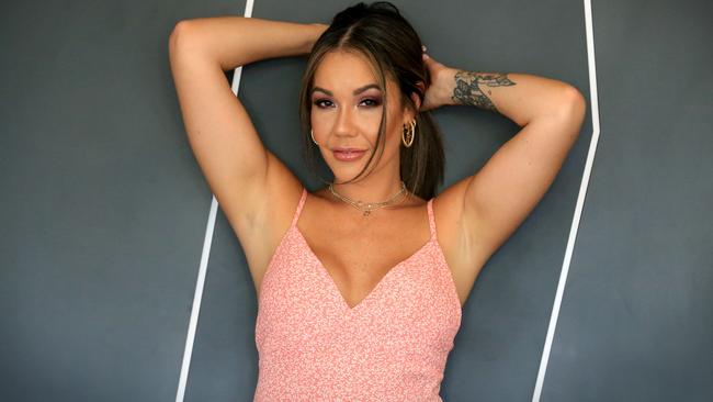 Married At First Sight star and Instagram influencer Davina Rankin will undergo explant surgery this week. Picture: Jamie Hanson