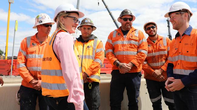 Deputy premier Jacinta Allan providing an update on North East Link. Picture: Supplied