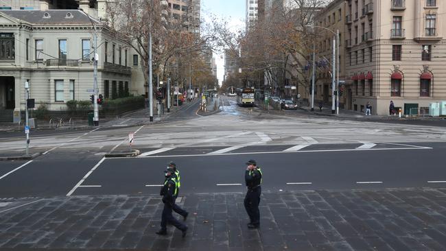 It may be fortuitous that Melbourne was locked down as this latest cluster was discovered. Picture: David Crosling