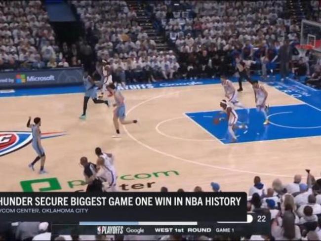 NBA Wrap: Thunder make HISTORY in Game 1