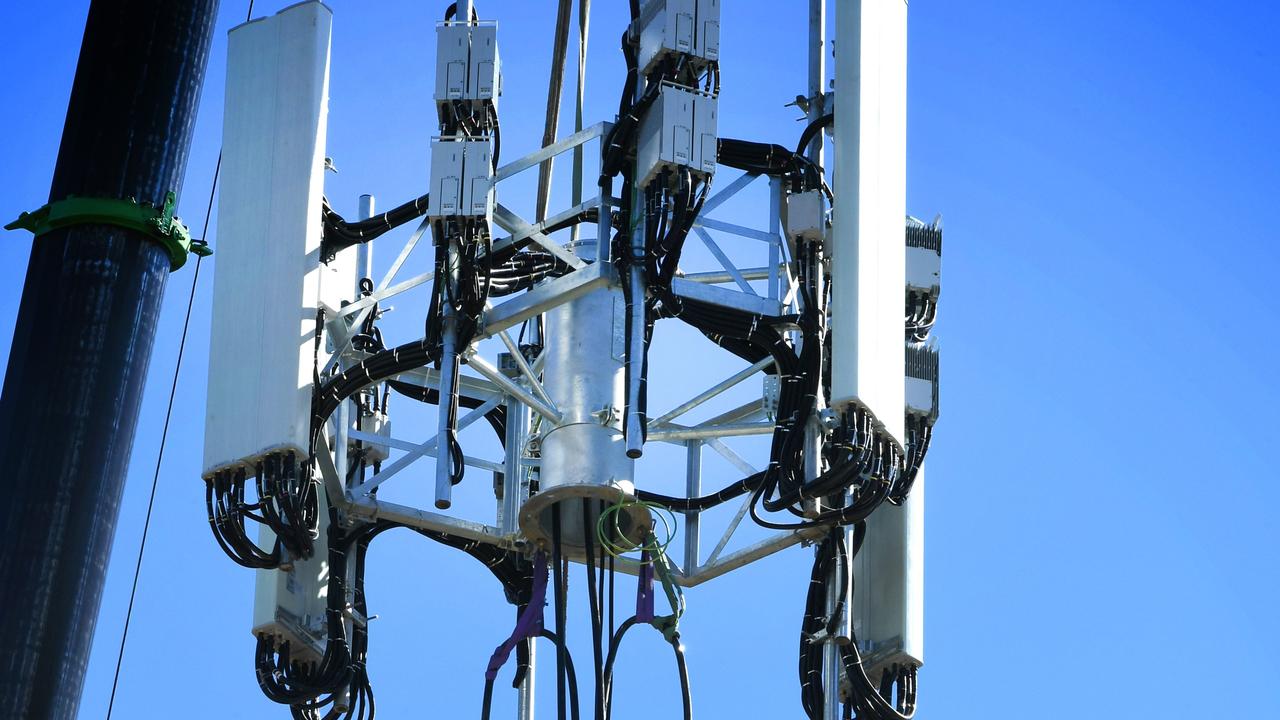 Optus tower in Gympie.