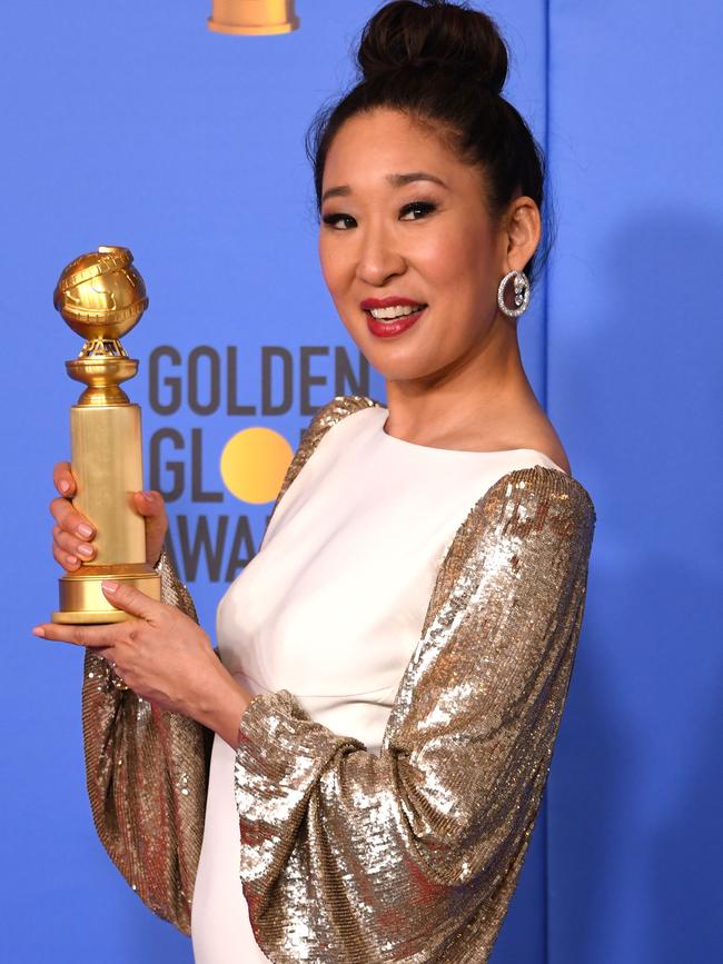 Actor Sandra Oh in Beverly Hills, California. Picture: Mark Ralston/AFP