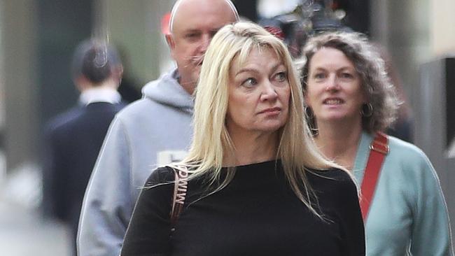 Ms Lynn sat through the first week of her husband’s trial. Picture: NCA NewsWire / David Crosling