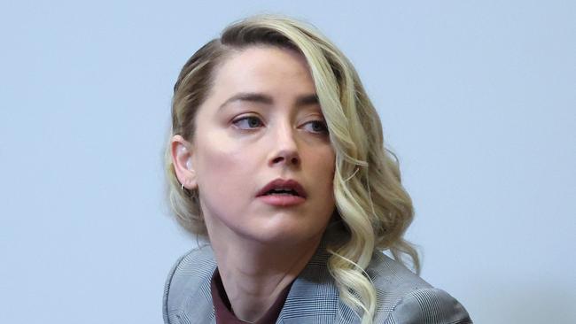 Depp sued ex-wife Amber Heard for defamation after she wrote an op-ed in The Washington Post referring to herself as a ‘public figure representing domestic abuse’. Picture: Michael Reynolds / Pool / AFP.