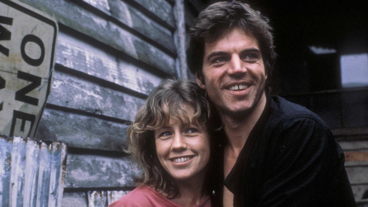 Noni Hazlehurst and Colin Friels in Monkey Grip. Picture: National Film &amp; Sound Archive