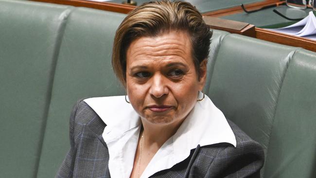 Communication Minister Michelle Rowland during question time at Parliament House in Canberra. Picture: NewsWire / Martin Ollman