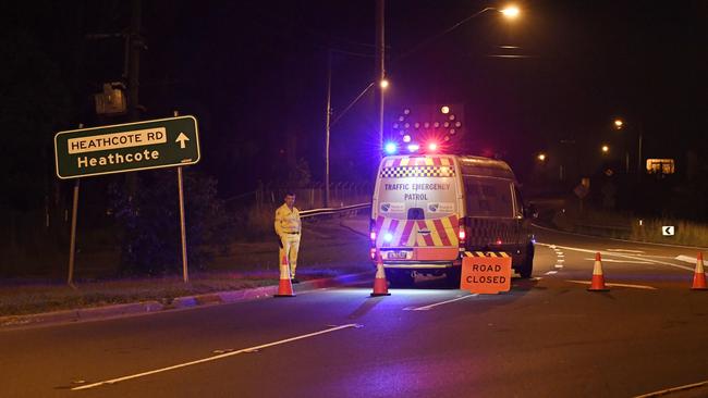 The accident-prone Heathcote Rd will get a $100m investment to improve safety and accessibility. Picture: Gordon McComiskie