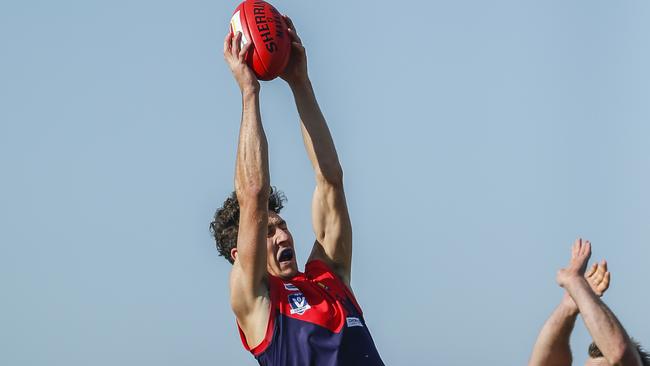 Mt Eliza forward Jordan Moncrieff slotted seven goals. Picture: Valeriu Campan