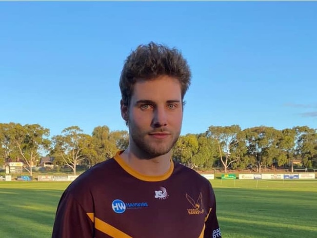 Modbury's Liam Verity was at his best against Hope Valley. Picture: Modbury Football Club