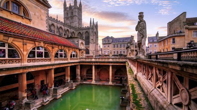 Bath Abbey from the Roman Baths. Picture: Getty Images