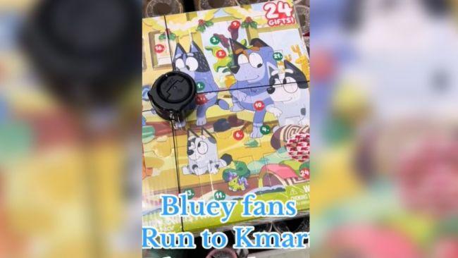 Kmart releases a Bluey advent calendar. Image: TikTok