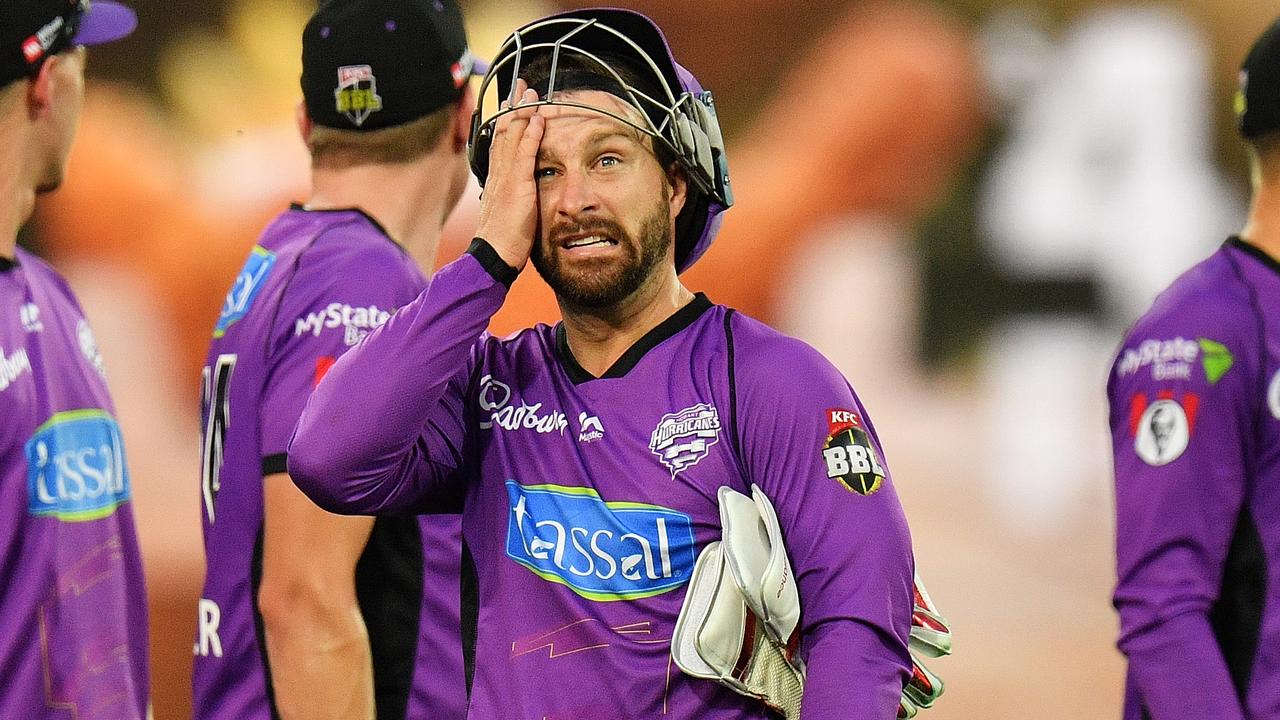 Matthew Wade of the Hobart Hurricanes made another big score on Monday night.