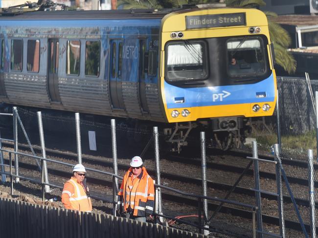 Delays will continue on the Pakenham/Cranbourne line. Picture: Tony Gough