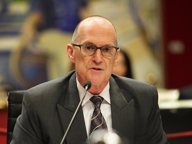 Philip Gaetjens, Secretary, NSW Treasury at the Inquiry into the Leasing of Electricity Infrastructure at State Parliament.