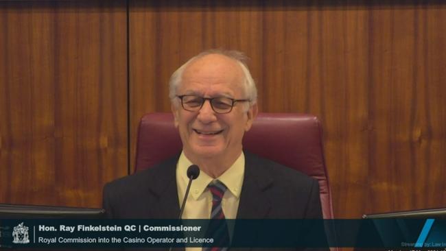 The way Crown has treated the Victorian gaming regulator hasn’t gone unnoticed by commissioner Ray Finkelstein.