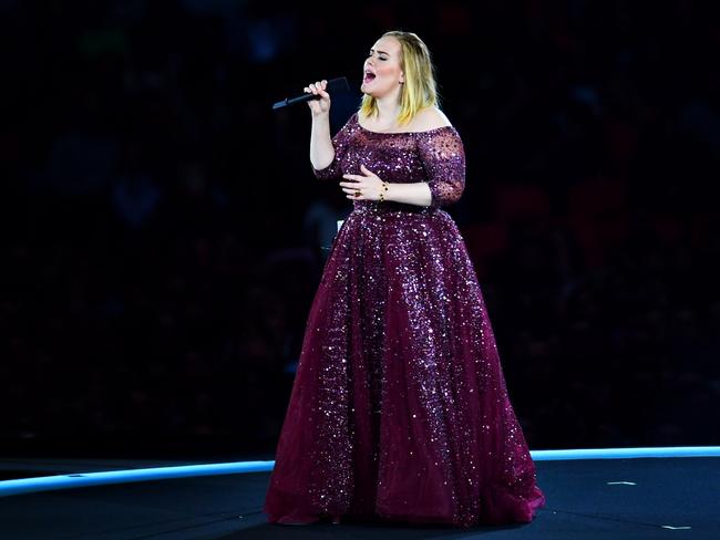 LAdele performs at Wembley Stadium in London. Picture: Gareth Cattermole/Getty Images for September Management