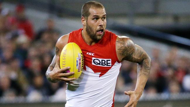 Lance Franklin must win a premiership at the Swans. Picture: Colleen Petch.