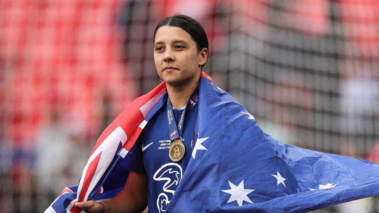 Sam Kerr has been a force at Chelsea. Photo by Ryan Pierse/Getty Images.