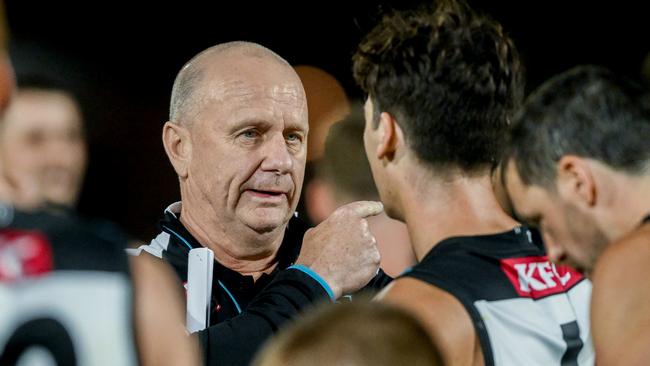 Ken Hinkley said the Power could not take West Coast lightly. Picture: Mark Brake/Getty Images