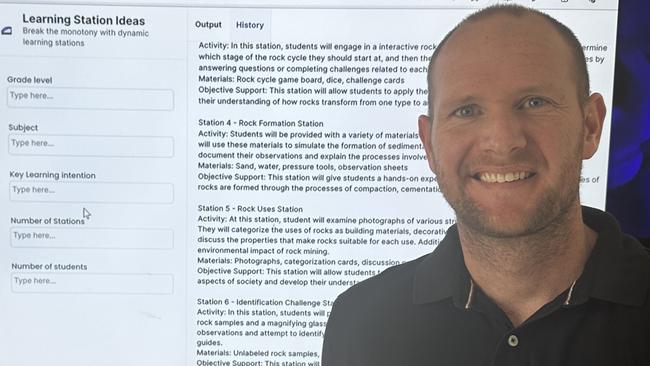 Launceston teacher Jake Chamberlain is the brainchild of new AI software Teachers Assistant AI.