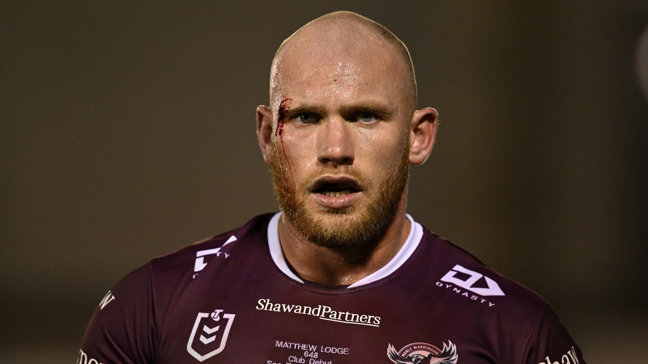 Matt Lodge has been brought in by the Sea Eagles to add some grunt up front. NRL Imagery