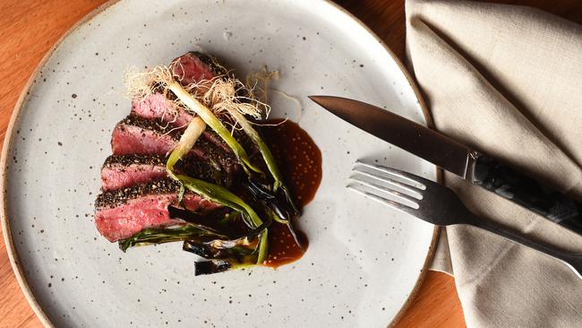 The steak at Matilda, owned by celebrity chef Scott Pickett, is hot stuff. Picture: Josie Hayden