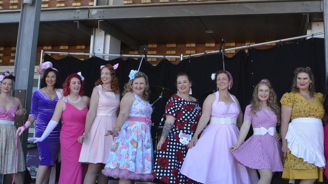 2022 Kingaroy BaconFest Pinup Pageant finalists. Picture: Sarah Petty