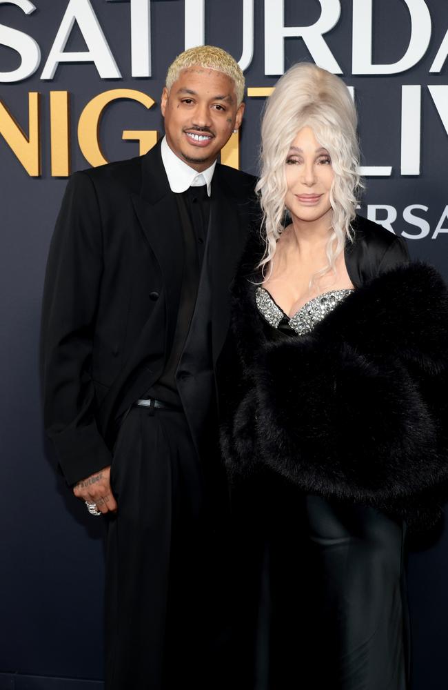 Cher, 78, and her 30-something boyfriend Alexander Edwards. Get it, girl! Picture: Dimitrios Kambouris/Getty Images)