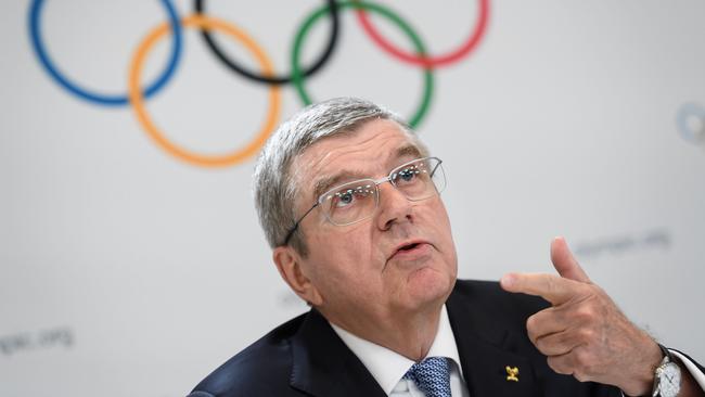 IOC president Thomas Bach. Picture: AFP