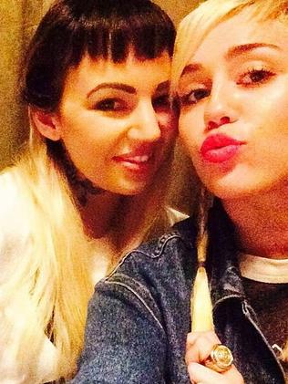 Tattoo artist Lauren Winzer counts Miley as a mate | Daily Telegraph