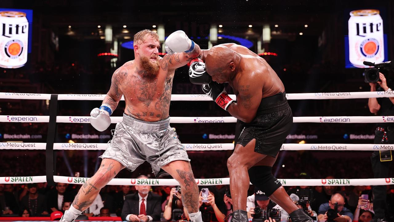 Jake held back in the latter stages of the fight. (Photo by Al Bello/Getty Images for Netflix Ã&#130;Â© 2024)