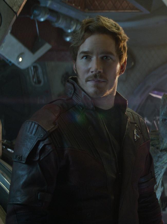 Chris Pratt’s Star-Lord. Picture: Marvel Studios