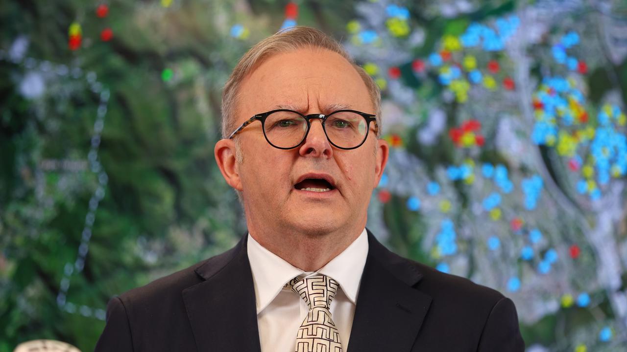 Mr Albanese pledged to put cost-of-living at the forefront of his 2024 agenda. Picture: Chris Hyde/Getty Images.